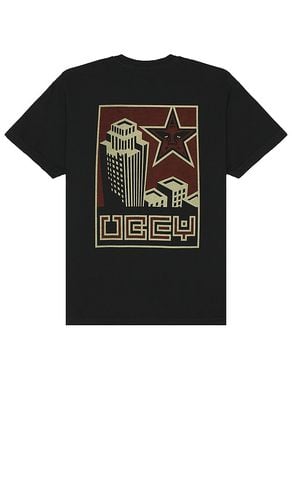 Building Tee in Black. - size L (also in S) - Obey - Modalova