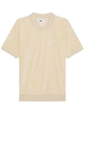 Denton Terry Cloth Polo in Cream. - size L (also in M, S, XL/1X) - Obey - Modalova