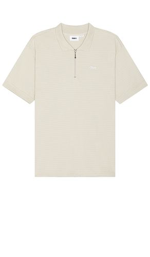 Escape Zip Polo in Grey. - size L (also in M, S, XL/1X) - Obey - Modalova