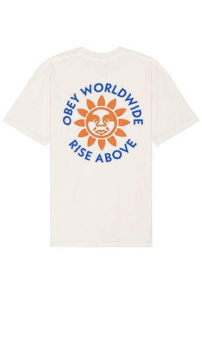 Camiseta en color crema talla L en - Cream. Talla L (también en M, S, XL/1X) - Obey - Modalova