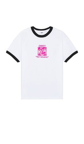 Camiseta bigwig for lovers en color blanco talla L en - White. Talla L (también en M, S, XL/1X) - Obey - Modalova