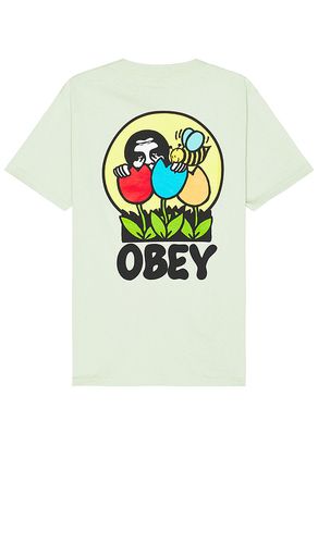 Camiseta en color verde talla L en - Green. Talla L (también en M, S) - Obey - Modalova