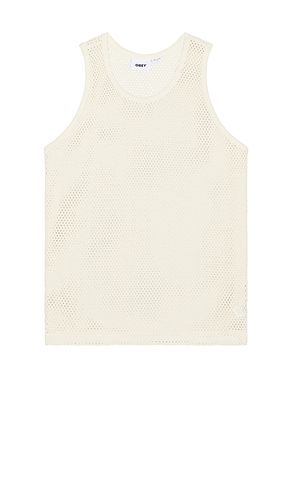 Camiseta tower en color crema talla L en - Cream. Talla L (también en M, S, XL/1X) - Obey - Modalova
