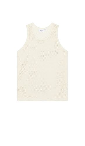 Tower Mesh Tank in Cream. - size L (also in XL/1X) - Obey - Modalova