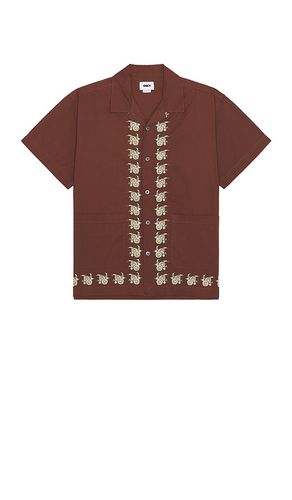Tres woven shirt in color brown size L in - Brown. Size L (also in M, S, XL/1X) - Obey - Modalova