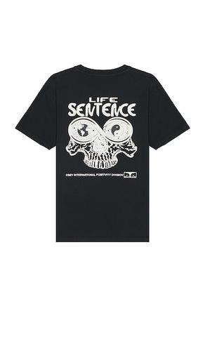 Camiseta life sentence en color negro talla L en - Black. Talla L (también en M, S, XL/1X) - Obey - Modalova
