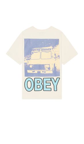 Camiseta endless summer en color gris claro talla L en - Light Grey. Talla L (también en M, S, XL/1X) - Obey - Modalova