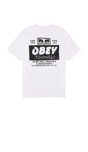 Records Buy, Sell, Trade T-Shirt in . Size M, S - Obey - Modalova