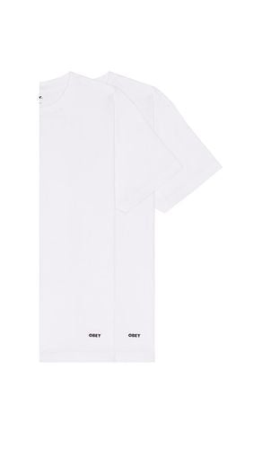 Standard Short Sleeve 2 Pack T-Shirts in . - size L (also in M, S, XL/1X) - Obey - Modalova