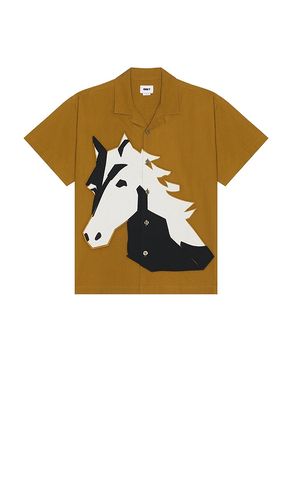 Beau Woven Shirt in Brown. - size L (also in M, S) - Obey - Modalova