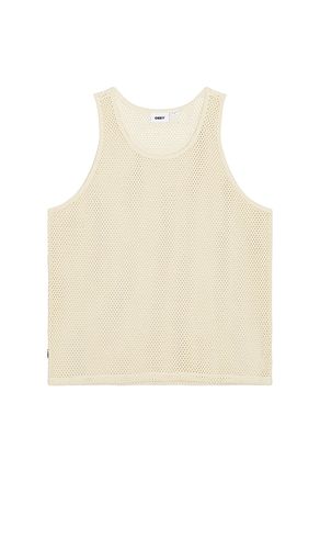 Morro Mesh Tank in Beige. - size L (also in XL/1X) - Obey - Modalova