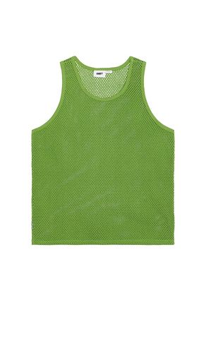Morro Mesh Tank in Green. - size L (also in M, XL/1X) - Obey - Modalova