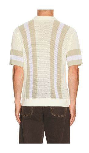 Seth Knitted Polo in Cream,Olive. - size L (also in XL/1X) - Obey - Modalova