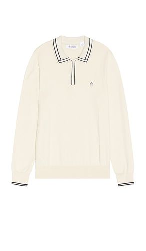 Long Sleeve Quarter Zip in Cream. - size L (also in S, XL/1X) - Original Penguin - Modalova