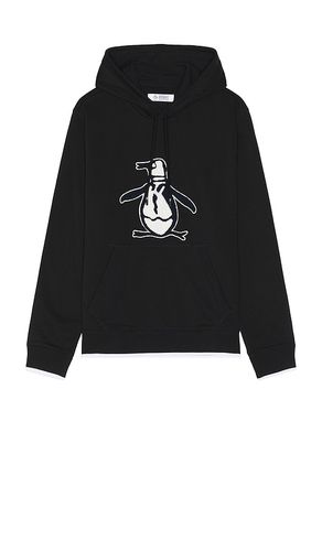 Boucle Pete Fleece Hoodie in Black. - size L (also in M, S, XL/1X) - Original Penguin - Modalova