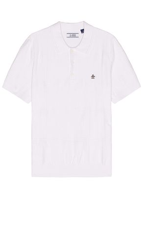 Cash Like Cotton 3 Button Polo in White. - size L (also in S, XL/1X) - Original Penguin - Modalova