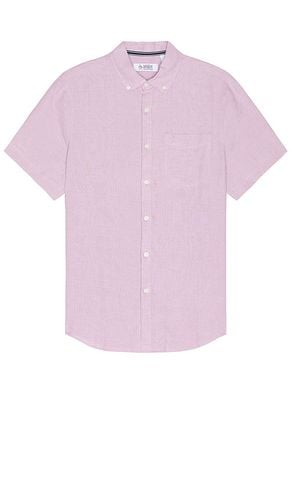 Short Sleeve Linen Shirt in Purple. - size L (also in M, S) - Original Penguin - Modalova