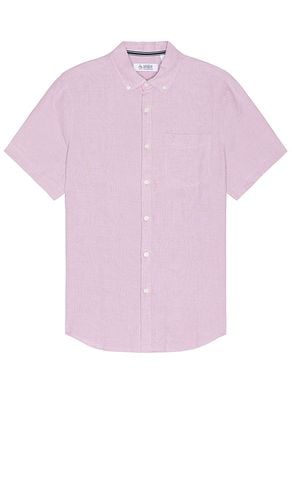 Short Sleeve Linen Shirt in Purple. - size L (also in M, S, XL/1X) - Original Penguin - Modalova