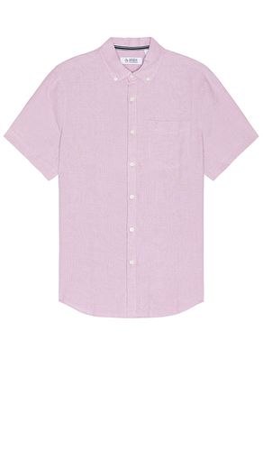 Short Sleeve Linen Shirt in Purple. - size L (also in M, XL/1X) - Original Penguin - Modalova