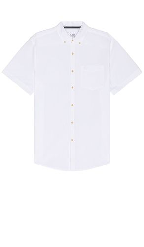 Cotton Crinkle Yarn Short Sleeve Shirt in White. - size M (also in S) - Original Penguin - Modalova