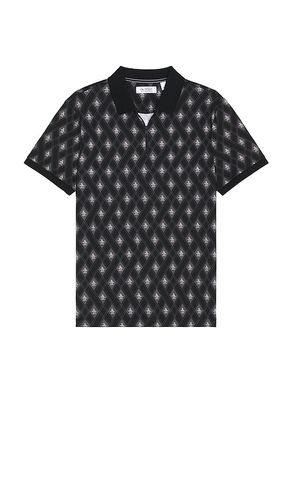 Argyle Polo in Black. - size L (also in M, S, XL/1X) - Original Penguin - Modalova