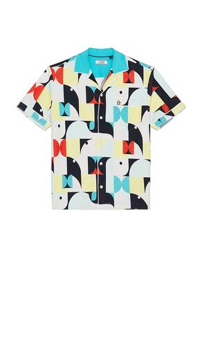 Terry Penguin Camp Shirt in Blue. - size L (also in S, XL/1X) - Original Penguin - Modalova