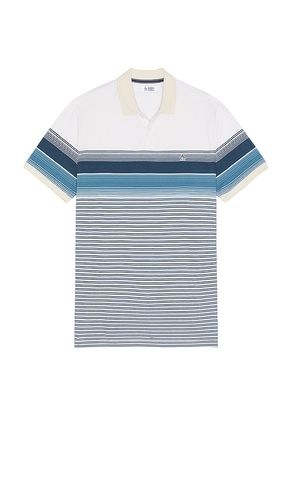 Pique Blocked Stripe Polo in Blue. - size L (also in M, S) - Original Penguin - Modalova