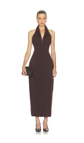 Cotton Mix Zip Collar Midi Dress in . - size S (also in XS, XXS) - Odd Muse - Modalova