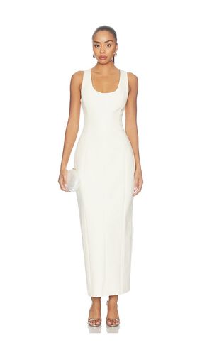 Cotton Mix Volume Midi Dress in Ivory. - size L (also in M, S, XL, XS, XXS) - Odd Muse - Modalova