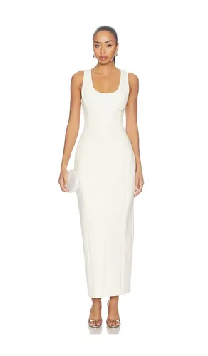 Cotton Mix Volume Midi Dress in Ivory. - size L (also in M, S, XS, XXS) - Odd Muse - Modalova