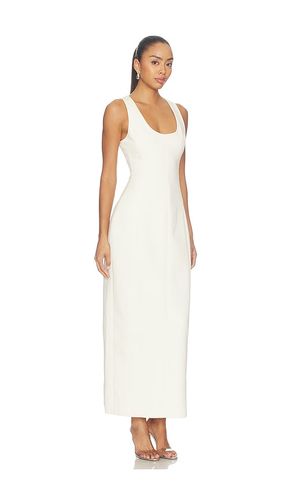 Cotton Mix Volume Midi Dress in Ivory. - size L (also in M, S, XS, XXS) - Odd Muse - Modalova