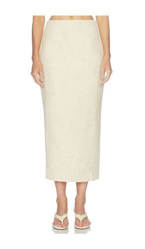 Cotton Mix Tweed Midi Skirt in . Size L. Also in M, S, XS - Odd Muse - Modalova