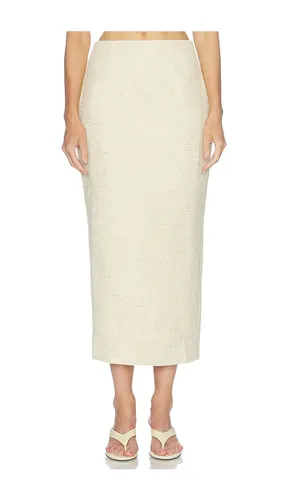 Cotton Mix Tweed Midi Skirt in . - size S (also in XXS, XS, M, L) - Odd Muse - Modalova