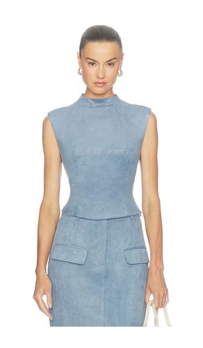 Faux Suede Sleeveless Top in . - size L (also in M, S, XL, XS, XXS) - Odd Muse - Modalova