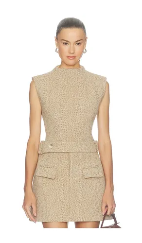 Wool Mix Tweed Sleeveless Top in . Size S. Also in XS, M, L - Odd Muse - Modalova