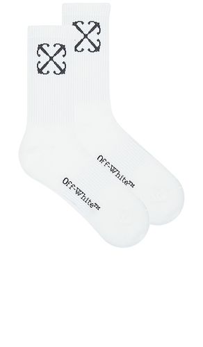 OFF- Arrow Mid Calf Socks in . Taglia M - OFF-WHITE - Modalova