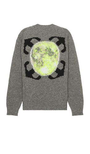 Arrow Moon Chunky Knit Crewneck in . Taglia XL/1X - OFF-WHITE - Modalova