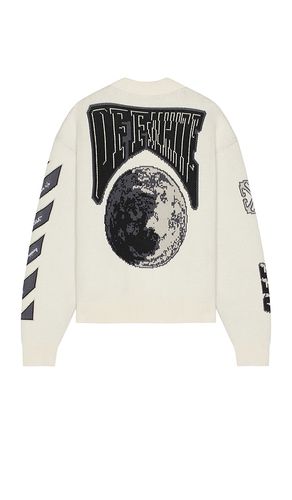 OFF- Moon Varsity Knit Cardigan in . Taglia M - OFF-WHITE - Modalova