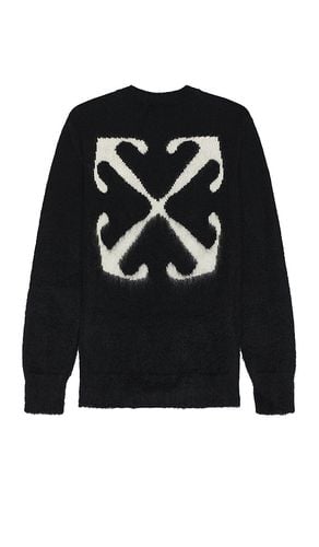 Mohair Arrow Knit Crewneck in . Size M, S - OFF-WHITE - Modalova