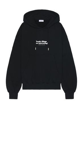Ironic Quote Over Hoodie in . Size M, XL/1X - OFF-WHITE - Modalova