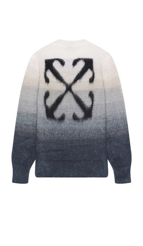 Mohair Arrow Gradient Knit in . Size M, S, XL/1X - OFF-WHITE - Modalova