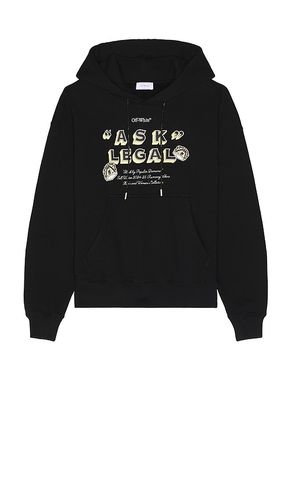 Arrow Ask Legal Skate Hoodie in . Size S, XL/1X - OFF-WHITE - Modalova