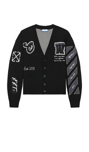 Varsity Cardigan in . Size S, XL/1X - OFF-WHITE - Modalova