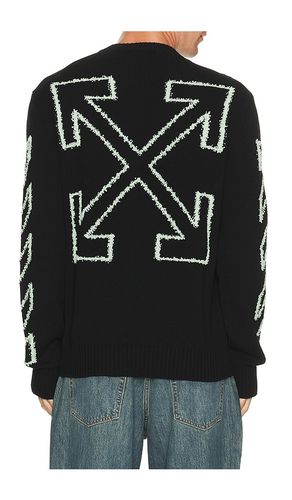 Fuzzy Knit Crew Neck Sweater in . Size M. Also in S - OFF-WHITE - Modalova