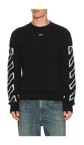 Fuzzy Knit Crew Neck Sweater in . Size M. Also in S - OFF-WHITE - Modalova