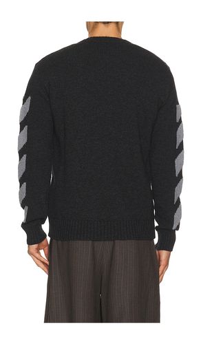 Diag Fuzzy Knit Crewneck Sweater in . Size L. Also in M, S, XL/1X - OFF-WHITE - Modalova