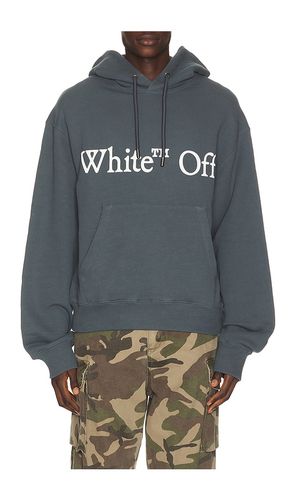 Bookish Scarf Regular Hoodie in Blue. - size L (also in M, S, XL/1X) - OFF-WHITE - Modalova
