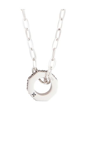 Hex Nut Chain Pendant Necklace in - OFF-WHITE - Modalova