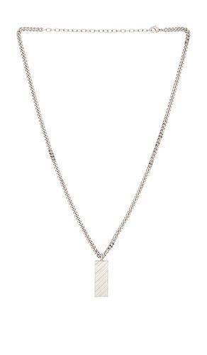 Diag Necklace in Metallic - OFF-WHITE - Modalova