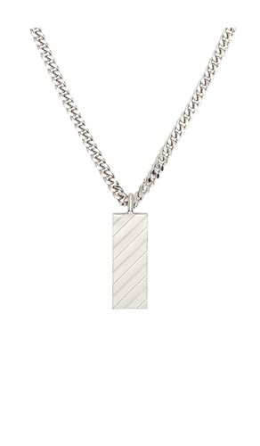 Diag Necklace in Metallic - OFF-WHITE - Modalova